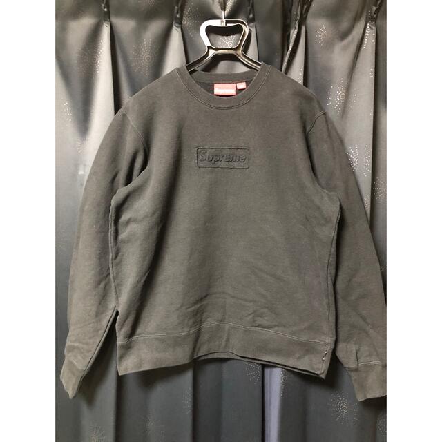 Supreme Cutout Logo Crewneck BLACK M Supreme Cutout Logo Crewneck BLACK M