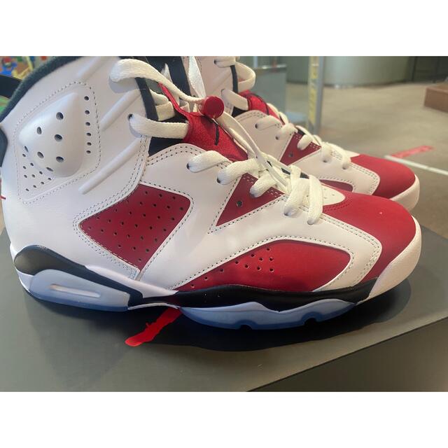 極美品 2021 NIKE AIR JORDAN 6 RETRO CARMINE