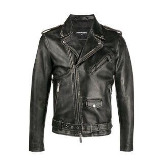 DSQUARED2 - DSQUARED2 レザージャケット ライダース46 定価462,000円