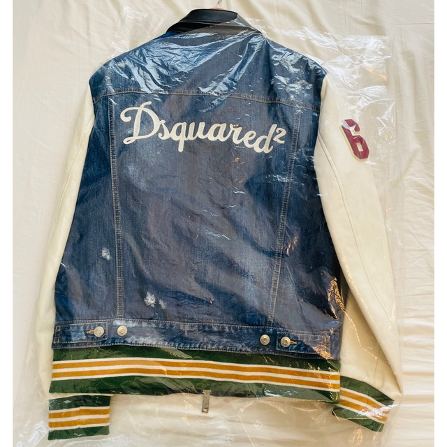 DSQUARED2   DSQUARED2 レザーデニムジャケット アウター ボンバー