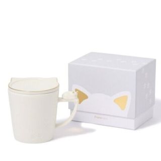 フランフラン(Francfranc)のFrancfranc  CAT FIGURE MUG & ティーストレーナー(グラス/カップ)