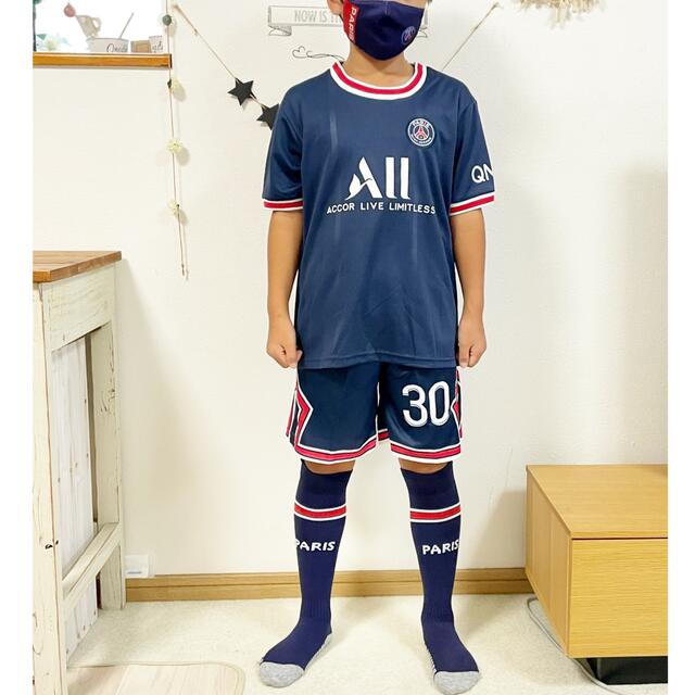 140cm サッカーユニフォーム 子供 キッズ エムバペ パリサンジェルマン k