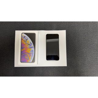 アイフォーン(iPhone)のiPhoneXS Max 256GB Silver　シムフリー　バッテリー94%(スマートフォン本体)