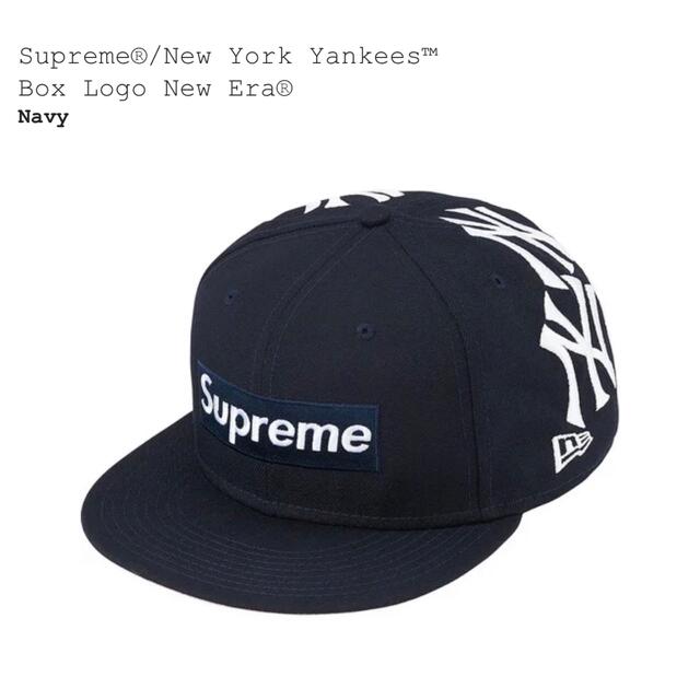 Supreme(シュプリーム)のSupreme®/NewYorkYankees Box Logo NewEra® メンズの帽子(キャップ)の商品写真