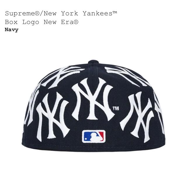 Supreme(シュプリーム)のSupreme®/NewYorkYankees Box Logo NewEra® メンズの帽子(キャップ)の商品写真