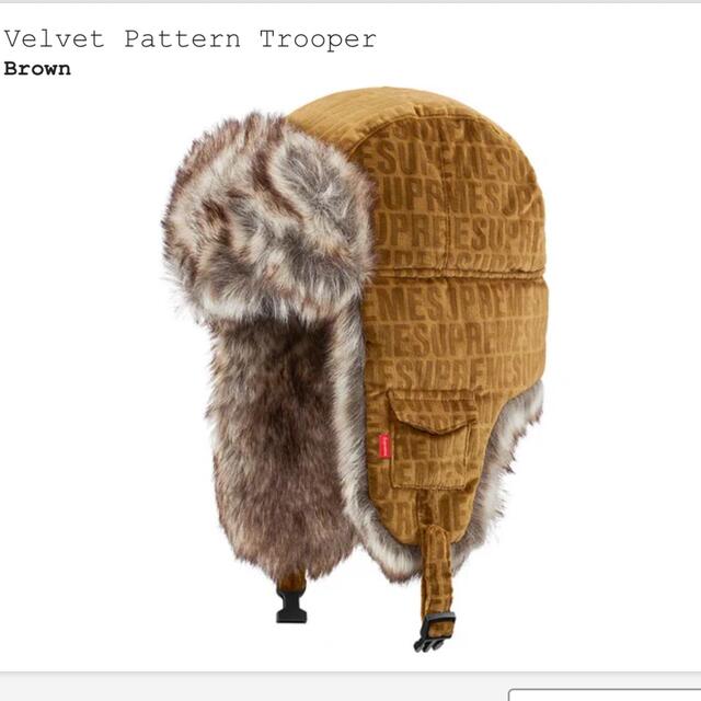 Supreme(シュプリーム)のsupreme Velvet Pattern Trooper m/l メンズの帽子(その他)の商品写真