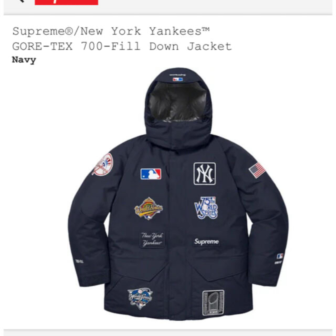 ジャケット/アウターSUPREME NEW YORK YANKEES DOWN JACKET