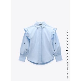 ザラ(ZARA)の最終値下げ⭐︎ビジュー　ブラウス(シャツ/ブラウス(長袖/七分))