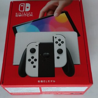 ニンテンドースイッチ(Nintendo Switch)の【新品、未使用】任天堂スイッチ (有機EL) JOY-CON ホワイト(携帯用ゲーム機本体)