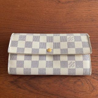 ルイヴィトン(LOUIS VUITTON)のマリー様専用　　ルイヴィトン ポルトフォイユ サラ　ダミエ・アズール 長財布(財布)