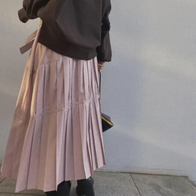 【タグ付き】アメリ KINGYO PLEATS SKIRT ベルト プリーツ M