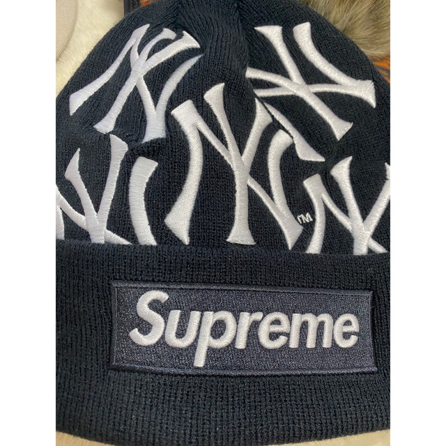 Supreme / New York Yankees / Beanie Navy