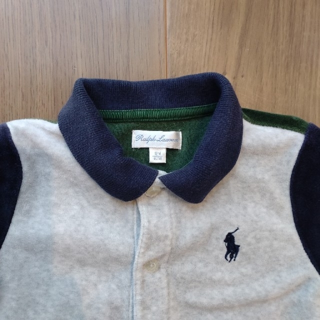 Ralph Lauren(ラルフローレン)のラルフローレン　12M　カバーオール キッズ/ベビー/マタニティのベビー服(~85cm)(カバーオール)の商品写真