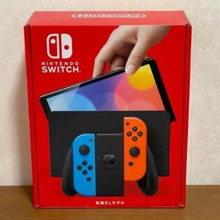 ニンテンドウ(任天堂)の新品 Nintendo Switch(有機ELモデル・ネオン)(家庭用ゲーム機本体)