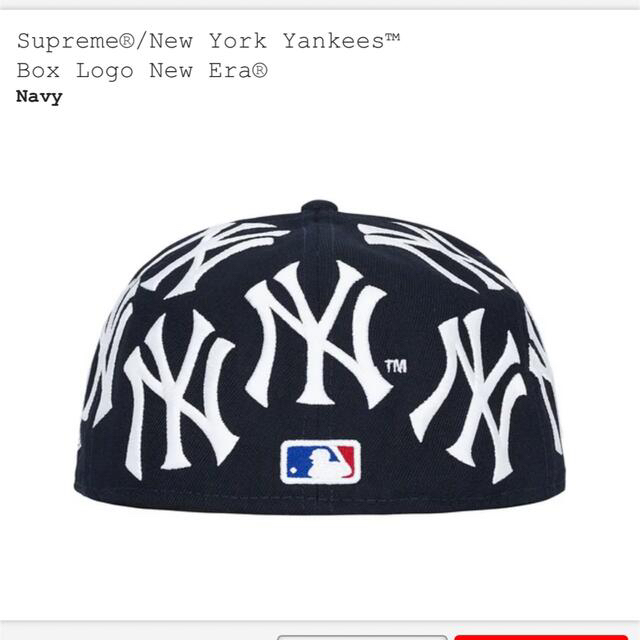 New York Yankees Box Logo New Era 7 5/8 1
