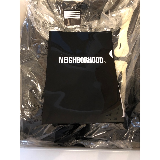 NEIGHBORHOOD - M NEIGHBORHOOD VIRSITY JACKET BONE BLACKの NEIGHBORHOOD - M NEIGHBORHOOD VIRSITY JACKET BONE BLACKの