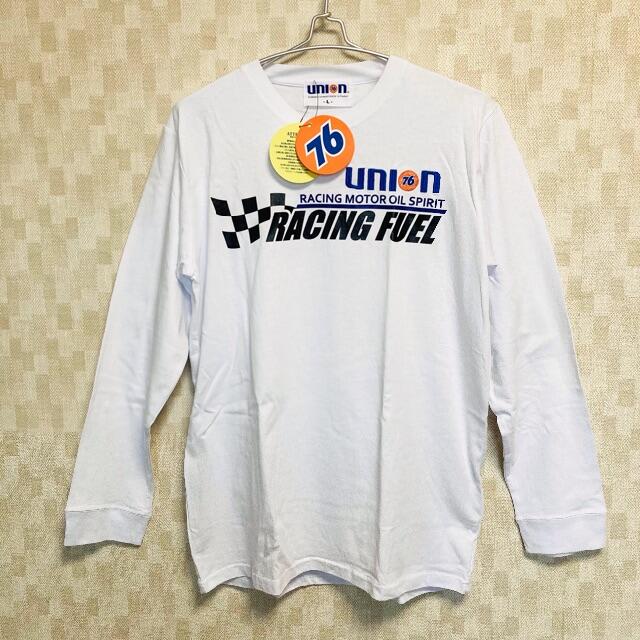 76 Lubricants(セブンティーシックスルブリカンツ)の【正規品】76 UNION Tシャツ バックプリント有 L 白 新品 メンズのトップス(Tシャツ/カットソー(七分/長袖))の商品写真