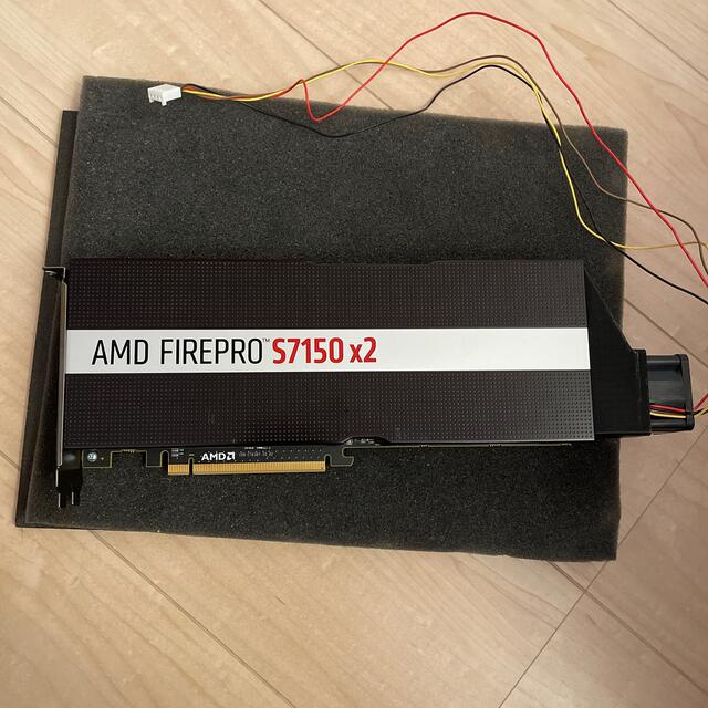 PCパーツAMD FirePro S7150 ×2 16GB 専用ファンおまけ付き