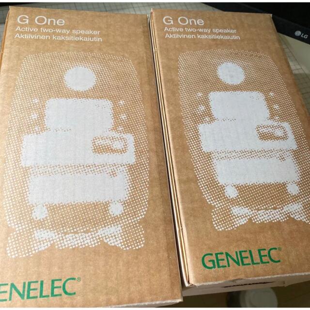 Genelec G One  アクティブ・スピーカー g1b スマホ/家電/カメラのオーディオ機器(スピーカー)の商品写真