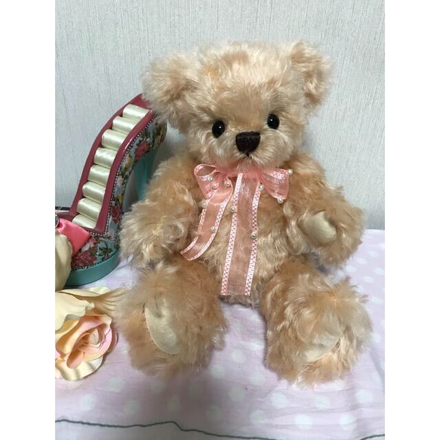 桜色のteddy bear