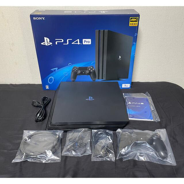 PlayStation4 - PS4 pro 本体 1TB 付属品完備 美中古品 CUH-7100B