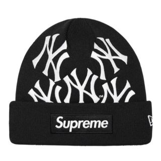 シュプリーム(Supreme)のNew York Yankees New Era Box Logo Beanie(ニット帽/ビーニー)