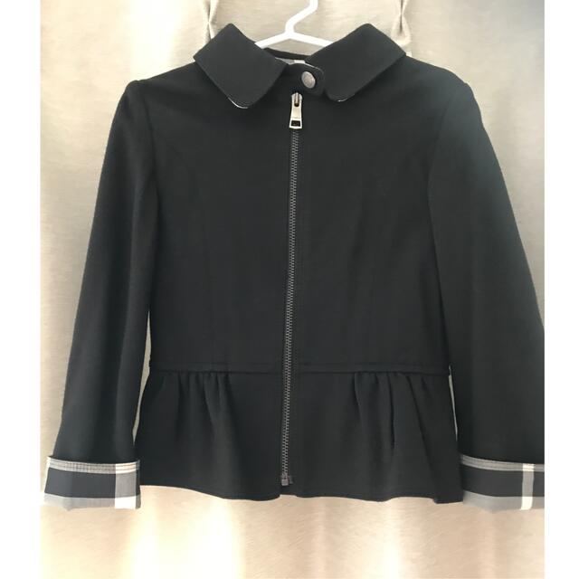 BURBERRY(バーバリー)のバーバリー　ジャケット　4y（104cm）ブラック キッズ/ベビー/マタニティのキッズ服女の子用(90cm~)(ジャケット/上着)の商品写真