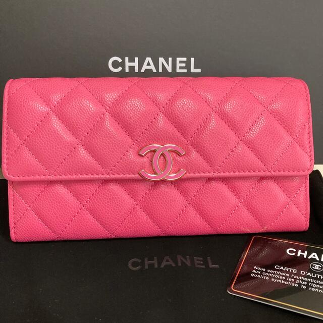 人気商品は CHANEL ＊専用出品です＊美品＊シャネル 長財布 フラップウォレット キャビアスキン 財布 