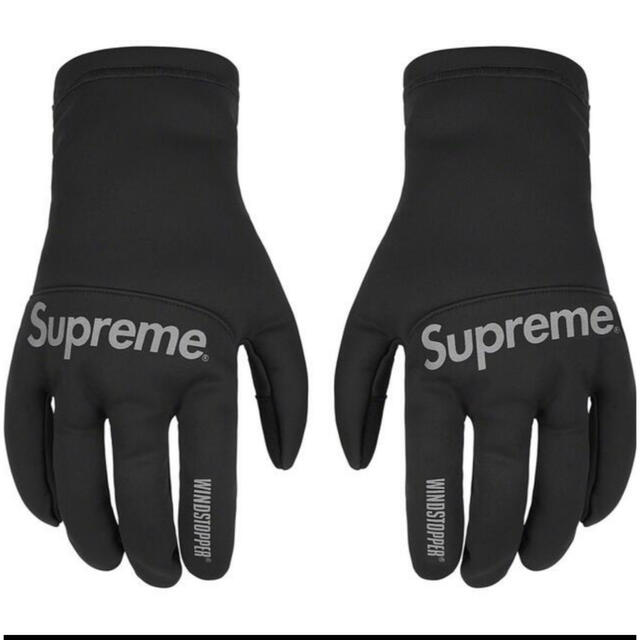 Supreme(シュプリーム)のSupreme Windstopper Gloves Black S/M メンズのファッション小物(手袋)の商品写真