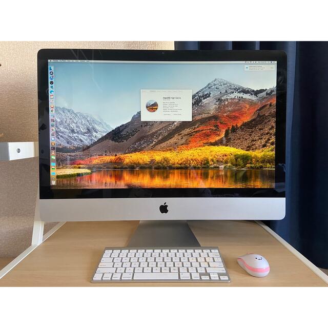 Mac (Apple)(マック)のiMac 27-inch Mid2010 i5 4GB スマホ/家電/カメラのPC/タブレット(デスクトップ型PC)の商品写真