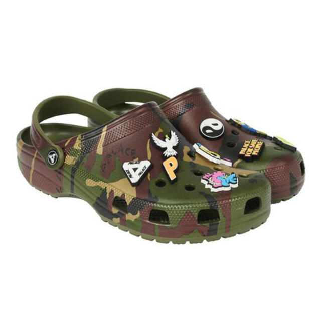 PALACE x crocs classic green camo 27cm-