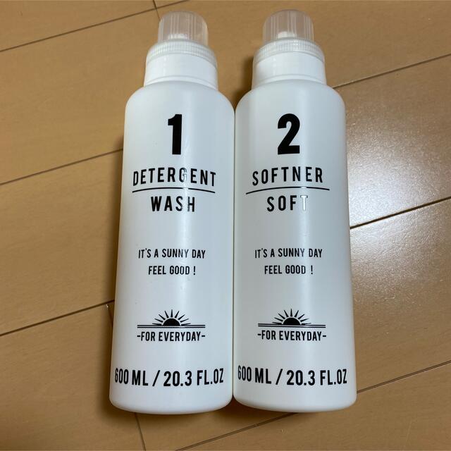 洗剤 柔軟剤 詰替 ボトル 2つセット おしゃれ 詰め替え ボトル インテリア/住まい/日用品の日用品/生活雑貨/旅行(日用品/生活雑貨)の商品写真