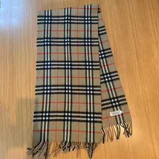 バーバリー(BURBERRY)のバーバリーマフラー　定番チェック　カシミヤ100%(マフラー/ショール)