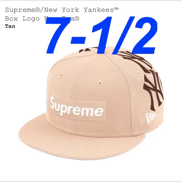 Supreme NewYork Yankees Box Logo New EraTanSIZE