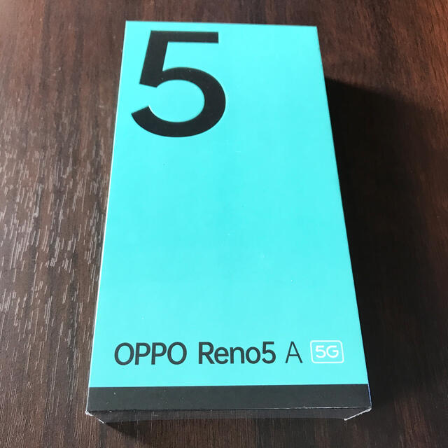 新品未開封品 ワイモバイル版 OPPO Reno5 A（シルバーブラック）