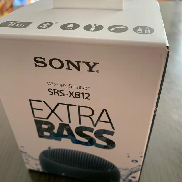 SONY ワイヤレスポータブルスピーカー SRS-XB12(B)