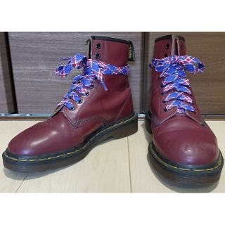 ドクターマーチン(Dr.Martens)のDr.Martens 8HOLE BOOTS UK6 CHERRY RED　美品(ブーツ)