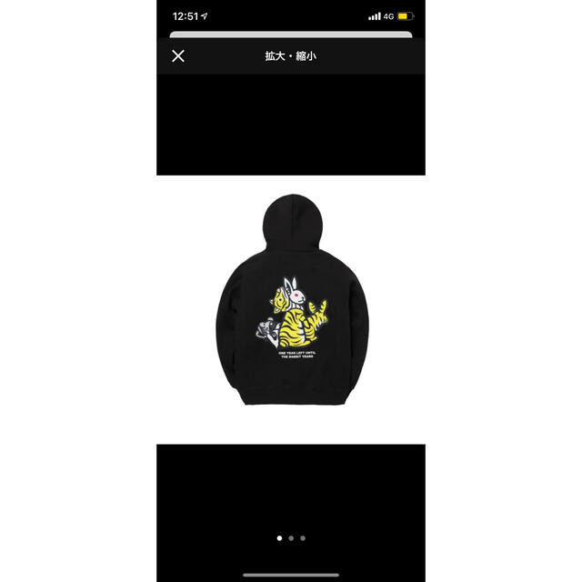 XLARGE(エクストララージ)のfr2 tiger year hoodie 2022 メンズのトップス(パーカー)の商品写真