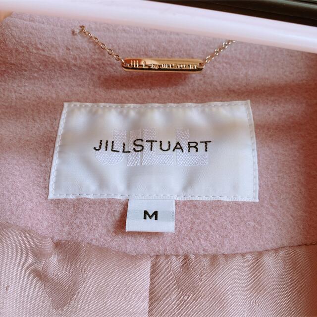 JILL by JILLSTUART(ジルバイジルスチュアート)のジルバイジルスチュアート  チェスターコート　ピンク レディースのジャケット/アウター(チェスターコート)の商品写真