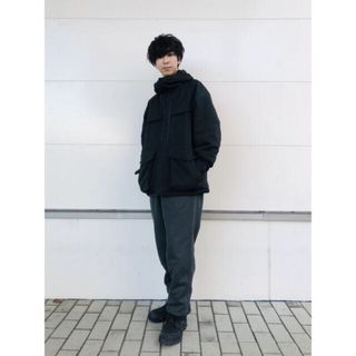 UNIQLO   新品 ユニクロ ハイブリッドダウンオーバーサイズパーカ