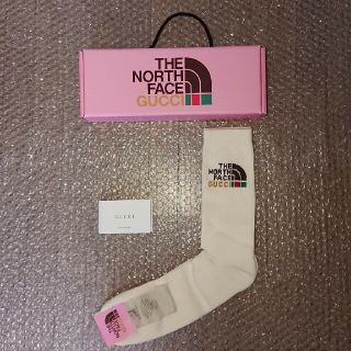 ザノースフェイス(THE NORTH FACE)の新品未使用  THE NORTH FACE×GUCCI  靴下L(ソックス)