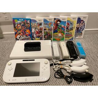 Wii U - Nintendo Wii U本体 32GB ソフト7点+Wiiリモコン4つ等付きの ...