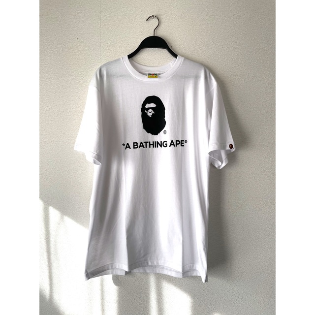 A BATHING APE(アベイシングエイプ)のA BATHING APE  Tシャツ　XLサイズ　ホワイト メンズのトップス(Tシャツ/カットソー(半袖/袖なし))の商品写真
