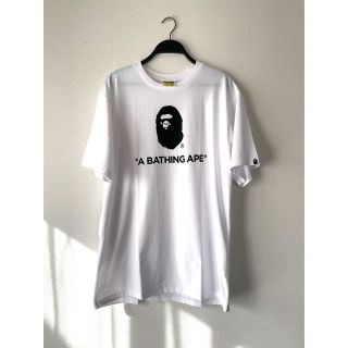 アベイシングエイプ(A BATHING APE)のA BATHING APE  Tシャツ　XLサイズ　ホワイト(Tシャツ/カットソー(半袖/袖なし))