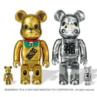 アベイシングエイプ(A BATHING APE)のBE@RBRICK MANEKINEKO & DARUMA 100% 400%(その他)