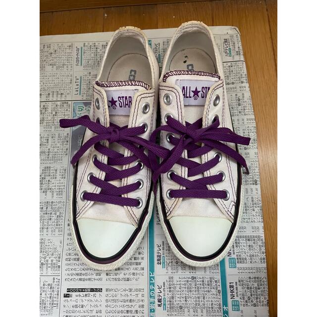 CONVERSE   CONVERSE ALLSTAR .0cm紫 白の通販 by まさきのお店