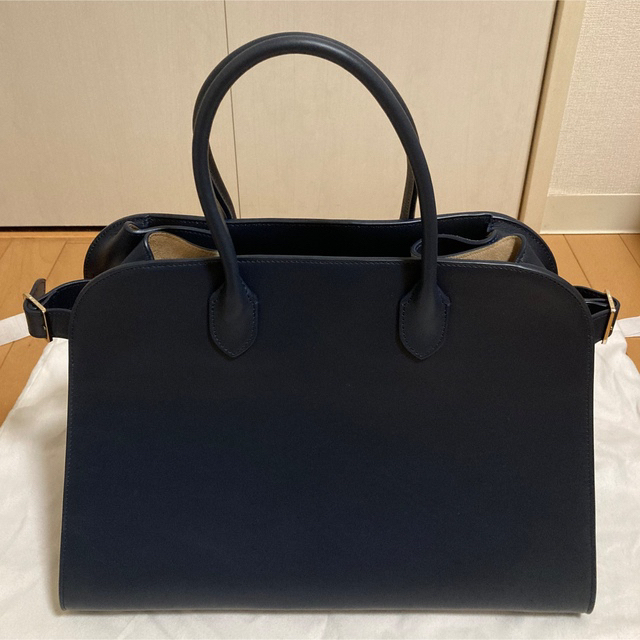 The row Margaux15 マルゴー15黒 スムース シルバー金具