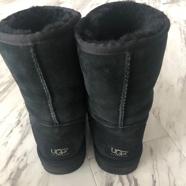 UGG 黒ムートンブーツ23.0cm