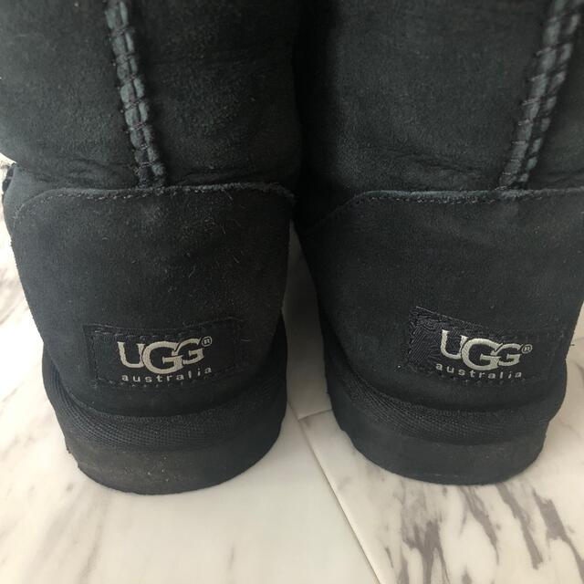 UGG 黒ムートンブーツ23.0cm