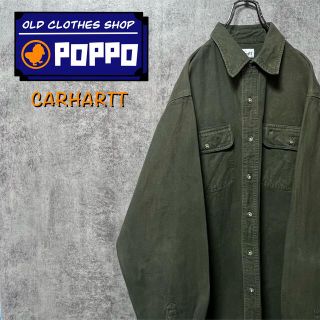 カーハート(carhartt)の【いつき様専用】カーハート☆刺繍ロゴフラップ付Wポケットビッグネルワークシャツ(シャツ)